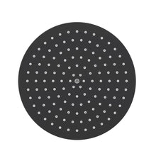Load image into Gallery viewer, MUZT High Pressure Rain Shower Head -  Matt Black Solid Brass Ø200mm Round