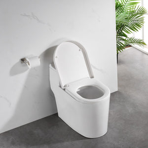MUZT Deluxe Soft Close Quick Release Toilet Seat - Coral D Shaped