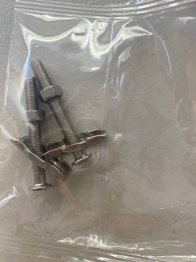Stainless Steel Toilet Seat Fixing Set
