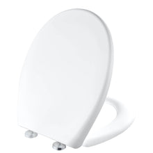 Load image into Gallery viewer, MUZT Deluxe Soft Close Quick Release Toilet Seat Diamond (White/Oval Shaped)