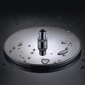  MUZT High Pressure Rain Shower Head - Chrome Solid Brass Ø200mm/Ø250mm Round